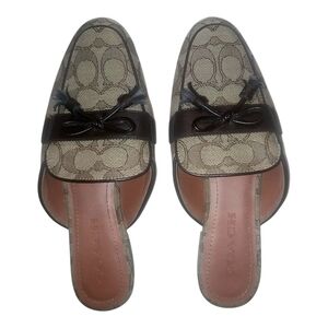 Coach Women's Brown Slip-On Loafers